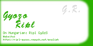 gyozo ripl business card